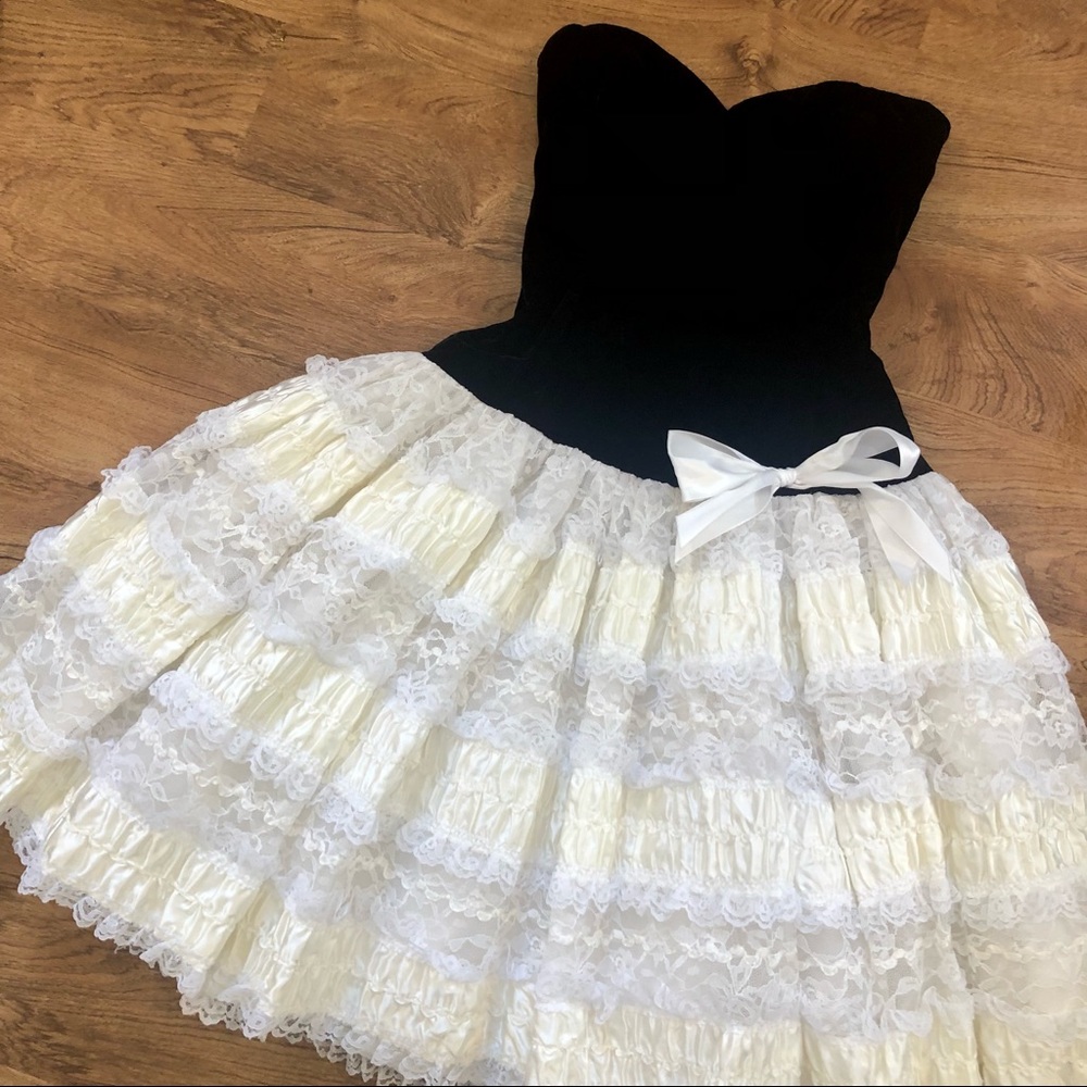 Loralie Originals Vintage 80s Prom Dress Size 12